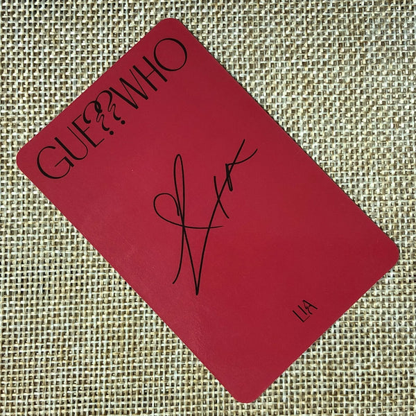 ITZY LIA #2 [ GUESS WHO ] Official Photocard, 4th Mini Album / New / Gift