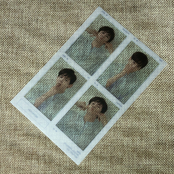 2PM NICHKHUN [HOTTEST 8th] Official Fanclub 4cut Film Photocard / New, Rare /+G