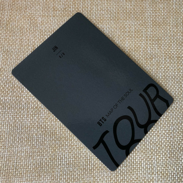 BTS JIN 6/8 [ Map Of The Soul Tour ] Official Mini Photocard / New / Gift
