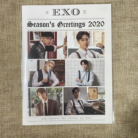 EXO GROUP [ 2020 Season's Greetings ] Official Photobook / New, Rare / Gift