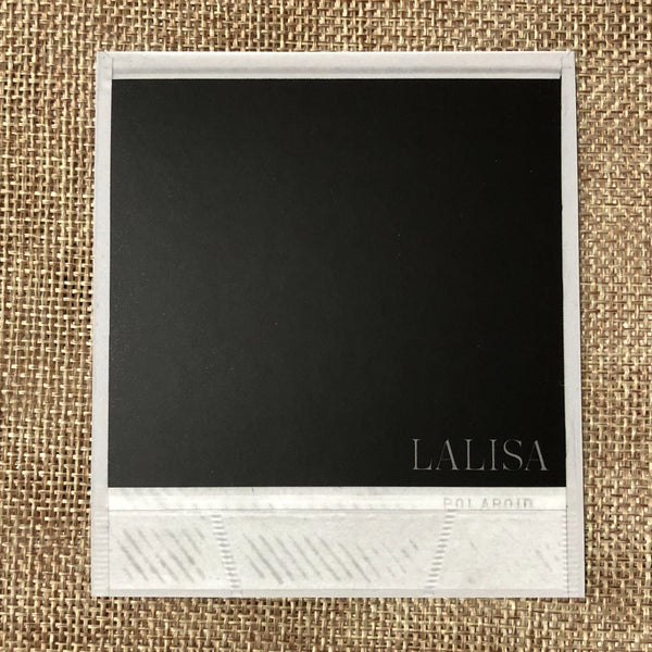 BLACKPINK LISA #4 [ LALISA ] Official Polaroid Photocard, Gold Ver. / New / Gift