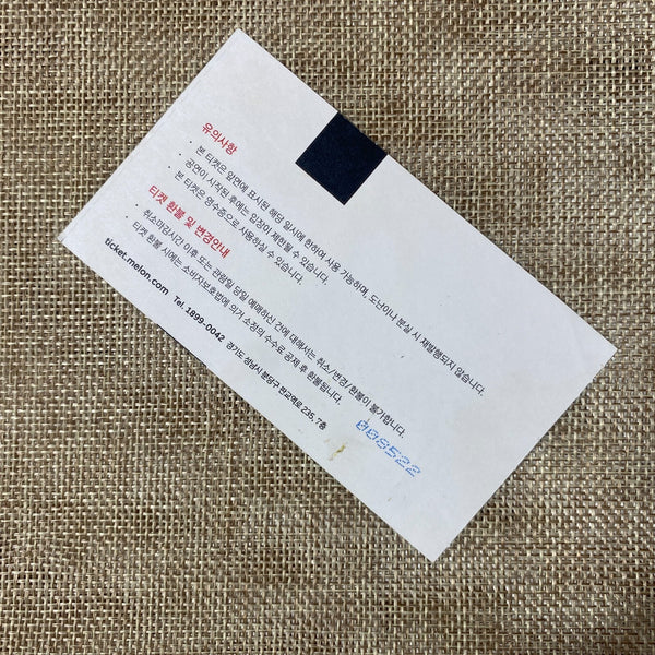 BTS 2018 [ Kakao Melon Music Award ] Official Concert Ticket / New, Rare / Gift