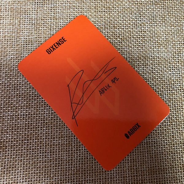 AB6IX PARK WOOJIN [ 6IXENSE ] Official Photocard, 1st Album / New, Rare / Gift