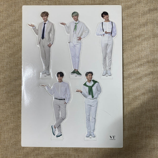 BTS All Member [VT Cosmetics CICA] Official Paper Stand Set / Mint, Rare / Gift