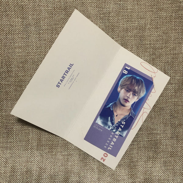 BTS V Taehyug [ STARTRAIL Exhibition ] Official Photo Ticket / New, Rare/ Gift