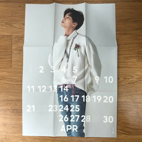 NCT 127 JOHNNY [ 2018 Season's Greetings ] Official Folded Poster / New / Gift
