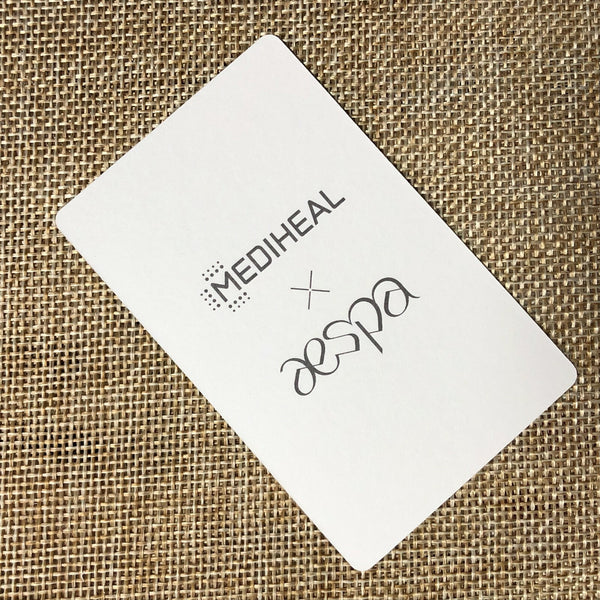 AESPA GISELLE [ MEDIHEAL ] Official Photocard, Signature, SM Town / New / Gift