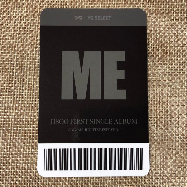 BLACKPINK JISOO [ME] Official Photocard, Solo 1st Single YG Select / New / Gift