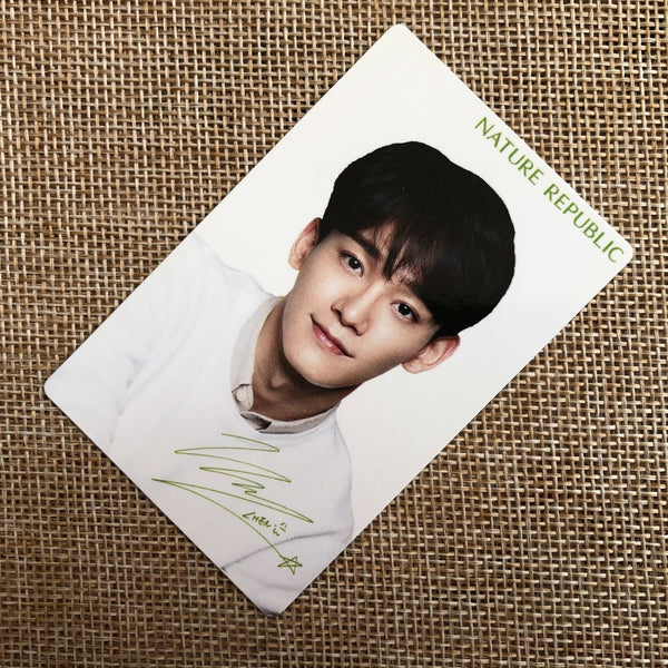 EXO CHEN [Nature Republic] Official Limited Photocard, EXO-K / New, Rare / Gift