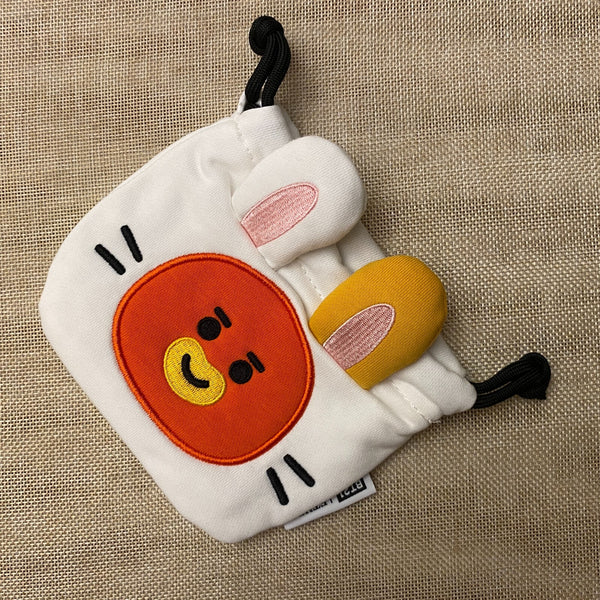 BTS BT21 TATA V [Year of Rabbit ETUDE Collabo] Official Pouch / New, Rare / Gift