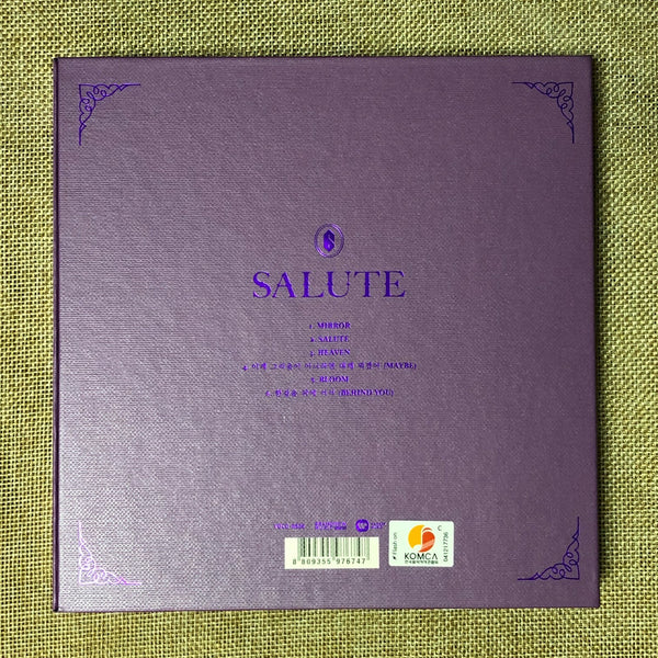 AB6IX [ SALUTE ] 3rd Album Loyal Ver. / CD+ Photobook + Memo Board, NO PC / New