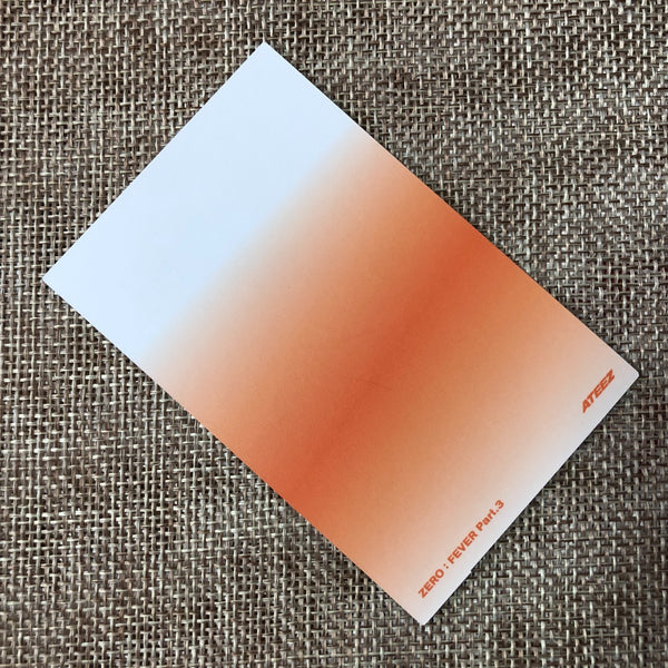 ATEEZ SAN #2 [Zero : Fever Epilogue] Official Photocard, Diary Ver / New / Gift