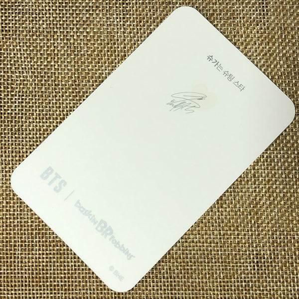 BTS SUGA [ Baskin Robbins Promo ] Official Limited Photocard / New / Gift