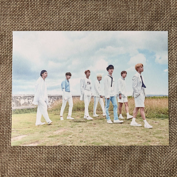 BTS GROUP [2018 Season's Greetings] Official Limited Postcard + Paper Frame /+G