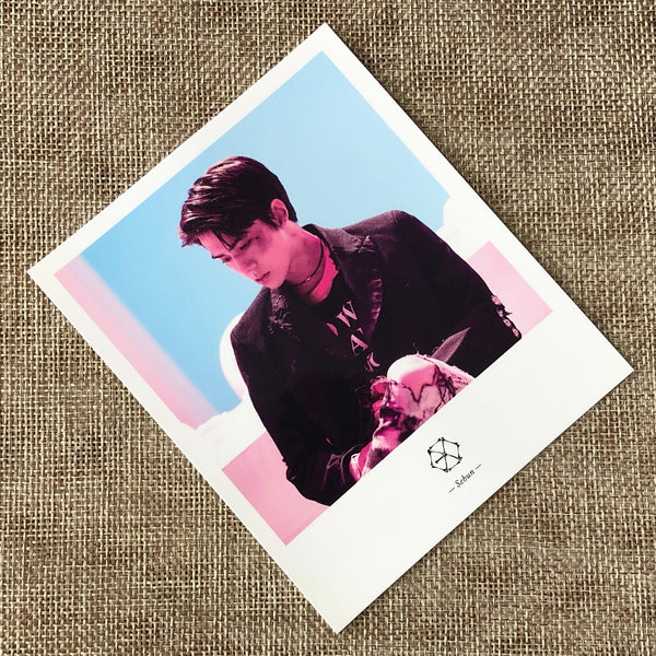 EXO SEHUN [ EX'ACT ] Official Polaroid Photocard Set of 2, Postcard / New / Gift