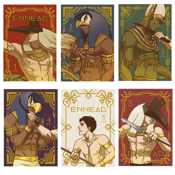ENNEAD Vol.1-6 Whole Set Korean Webtoon Comics Manga Book Manhwa Line BL / New
