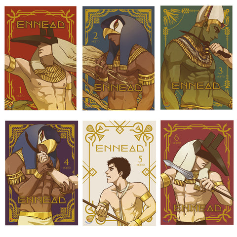 ENNEAD Vol.1-6 Whole Set Korean Webtoon Comics Manga Book Manhwa Line BL / New