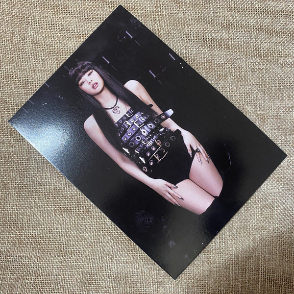 BLACKPINK JENNIE #1 [Born Pink] Official Large Photocard Postcard, Box Ver. /+G