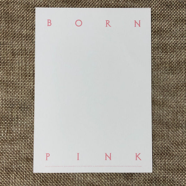 BLACKPINK JENNIE [ Born Pink ] Official Postcard, Box Set Ver. / New / Gift