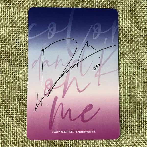 WANNA ONE KANG DANIEL #4 [Color On Me] Official Photocard, 1st Single / Gift