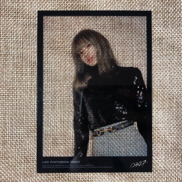 BLACKPINK LISA [0327 Photobook 1st Limited] Official Photocard Set / New / Gift