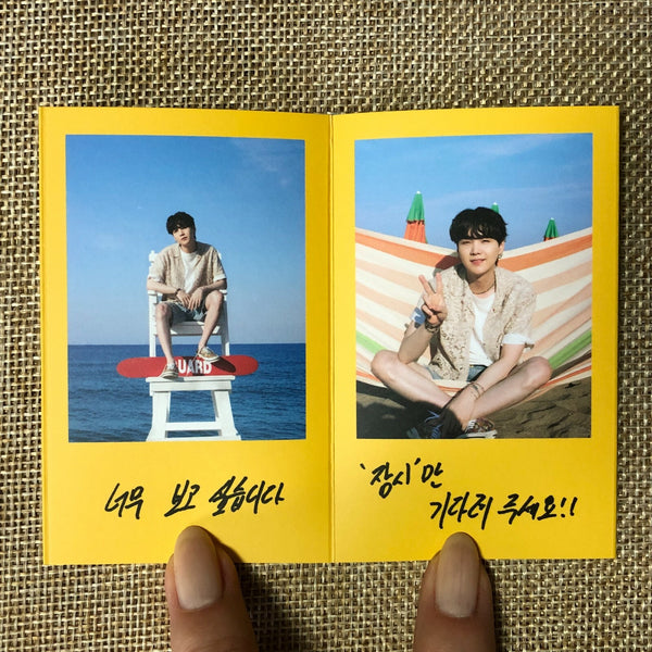 BTS SUGA [ Butter ] Official Folded Message Card Photocard / New / Gift