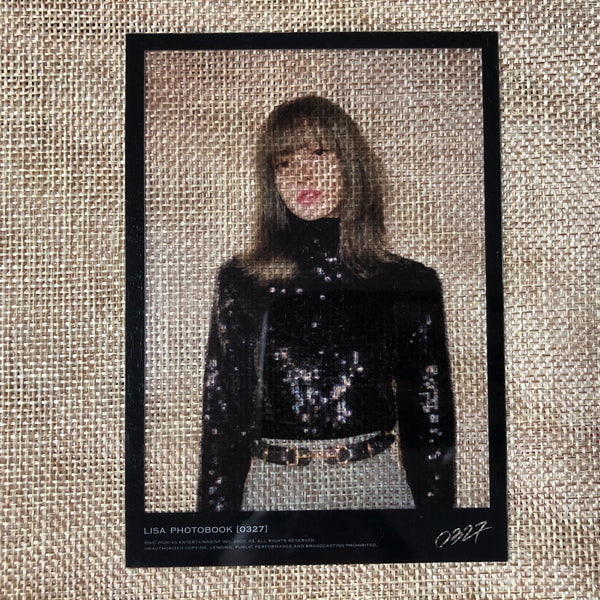 BLACKPINK LISA [0327 Photobook 1st Limited] Official Photocard Set / New / Gift