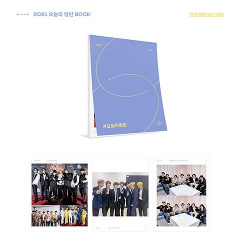 BTS [ 2021 Memories DVD Today's BTS Book ] Photobook / New, Rare / Gift