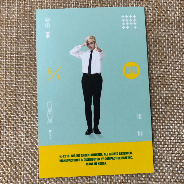 BTS RM 5/7 [ 3rd Muster ARMY.ZIP ] Official Player Card Photocard / New / Gift