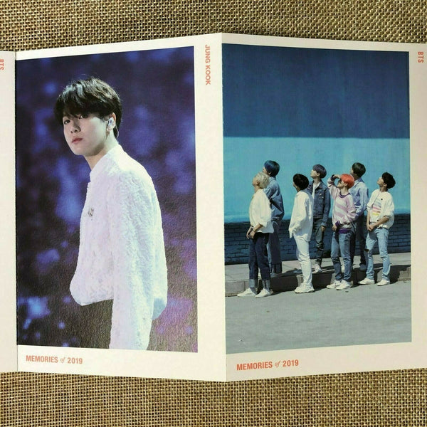 BTS [Memories of 2019] Official DVD Folding Mini Booklet Photobook / New / Gift