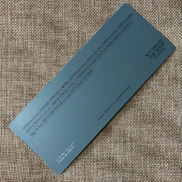 NCT DREAM GROUP [THE MOVIE : In A Dream] Official Lenticular Ticket Photocard