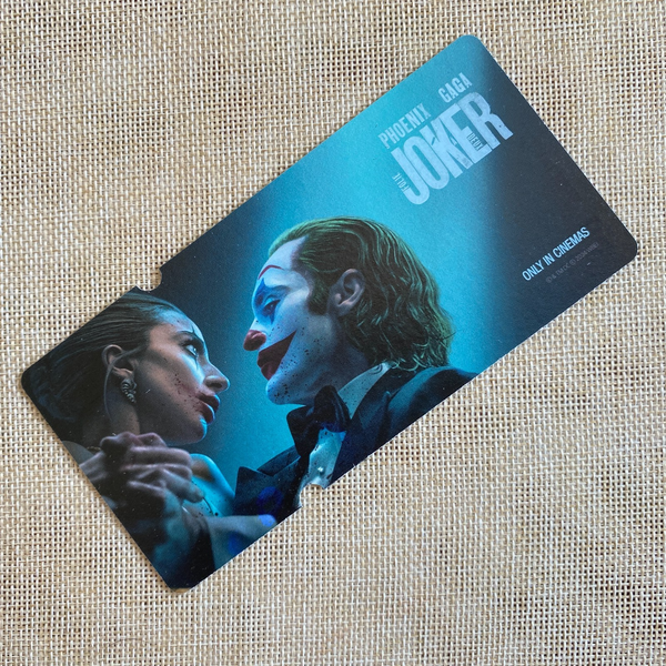 JOKER PHOENIX Movie / Official Photo Ticket, GAGA Special Ticket / New, Rare /+G