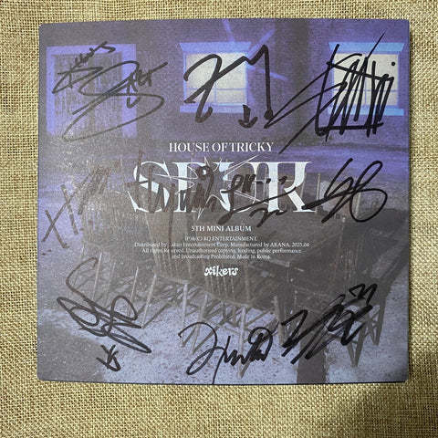 XIKERS All Members SIGNED Promo Album –Tricky House Spur / Message, Full Set,New
