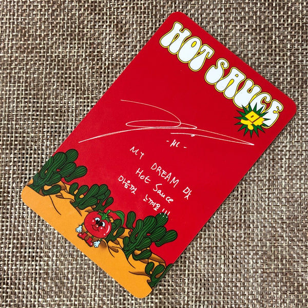 NCT DREAM HAECHAN [ HOT SAUCE ] Official Photocard, Crazy Ver / New / Gift