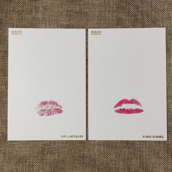 WANNA ONE GROUP [ I Promise You ] Official Postcard Set, 2nd / New / Gift