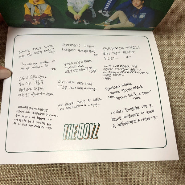 THE BOYZ GROUP [ Bloom Bloom ] Official Pop-Up Card Postcard / New / Gift