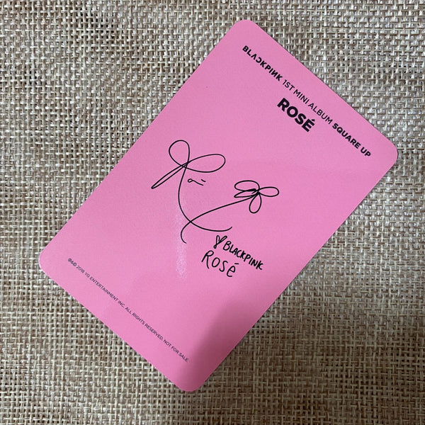 BLACKPINK ROSE #3 [ SQUARE UP ] Official Photocard, 1st Mini Album / New / Gift