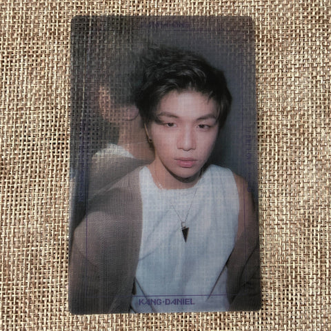 WANNA ONE KANG DANIEL [Nothing Without You] Official Transparent Photocard /+G
