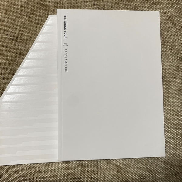 BTS [ The Wings Tour ] Official Program Book Photobook / New, Rare / Gift