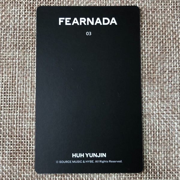 LE SSERAFIM YUNJIN [FEARNADA 2023 Fan Meeting MD] Official Photocard / Gift