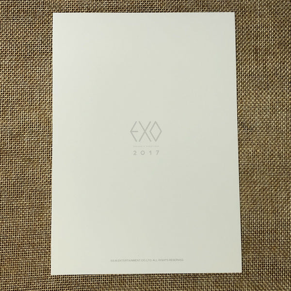 EXO XIUMIN [ 2017 Season's Greetings ] Official Postcard / New / Gift