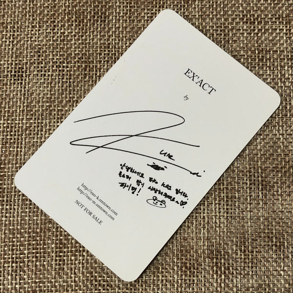 EXO KAI [ EXACT EX'ACT ] Official Photocard, 3rd Album Korean Ver / New / Gift