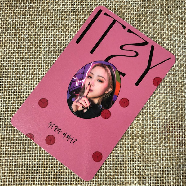 ITZY RYUJIN #5 [ GUESS WHO ] Official Special Photocard / New / Gift