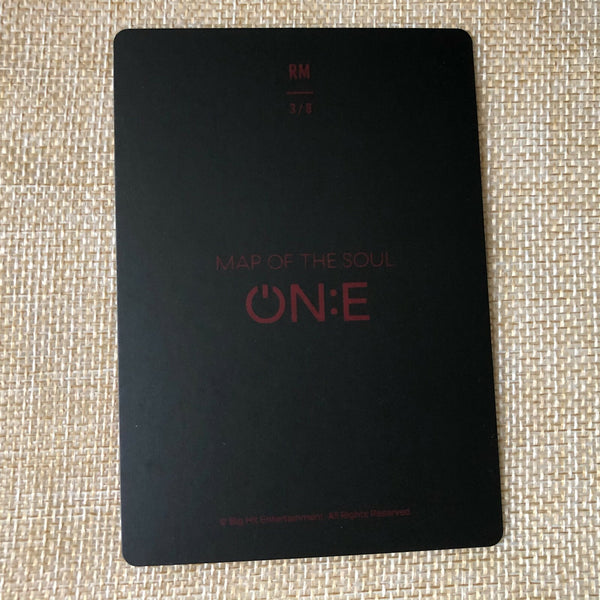 BTS RM 3/8 [ Map of the Soul ON:E ] Official Mini Photocard, ONE / New / Gift