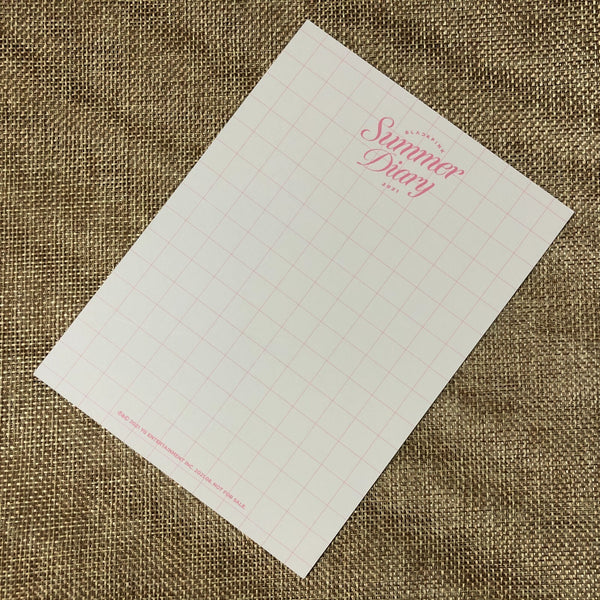 BLACKPINK UNIT #2 [ 2021 SUMMER DIARY ] Official Postcard Photocard / New / Gift