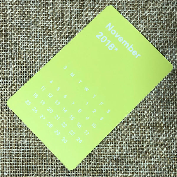 NCT DREAM GROUP [2018 Season's Greetings] Official Calendar Photocard / Gift