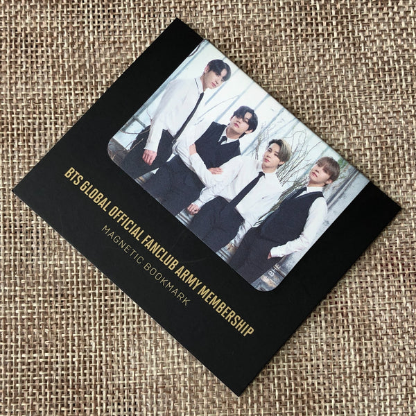 BTS [GLOBAL OFFICIAL FANCLUB 7th ARMY MEMBERSHIP KIT] Magnet Bookmark / Gift