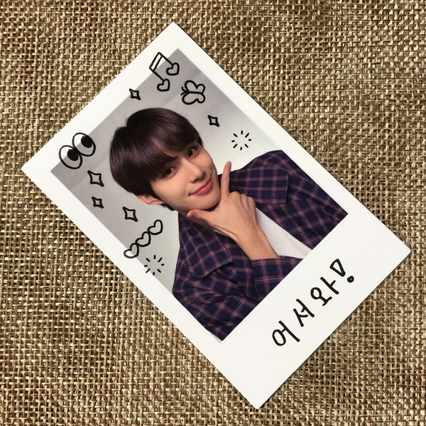 NCT JUNGWOO [HOME TO THE NCT UNIVERSE] Official Polaroid Photocard / New / Gift