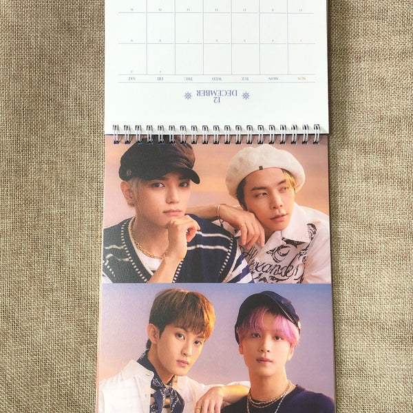 NCT 127 GROUP [ 2023 Season's Greetings ] Official Desk Calendar / New / Gift