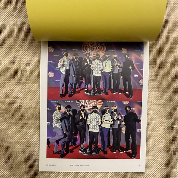 BTS [ 2021 Memories DVD Today's BTS Book ] Photobook / New, Rare / Gift